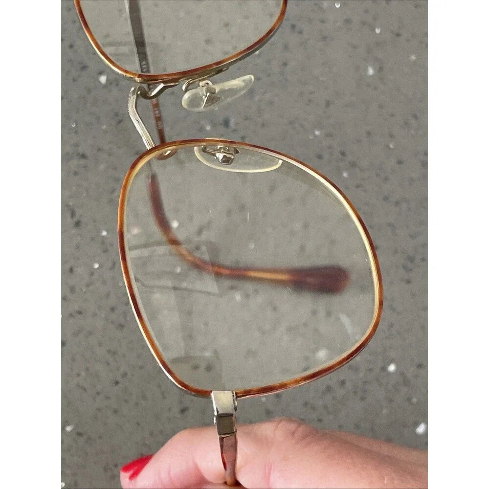 GUESS GU261 Eyeglasses Frames ONLY DB 53-18-135 tortoise full rim Japan gold